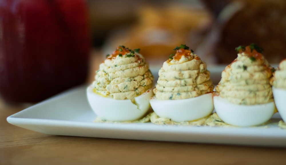 Deviled Eggs in The Bird Southern Table and Bar